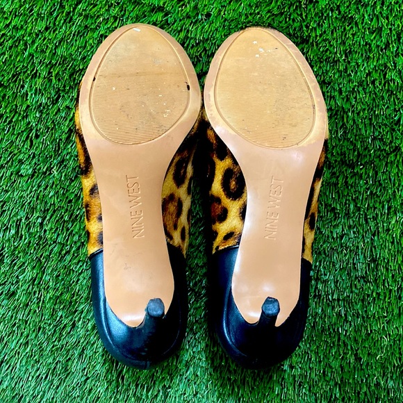 Nine West Leopard Calf hair booties - size 6.5 - Picture 8 of 8